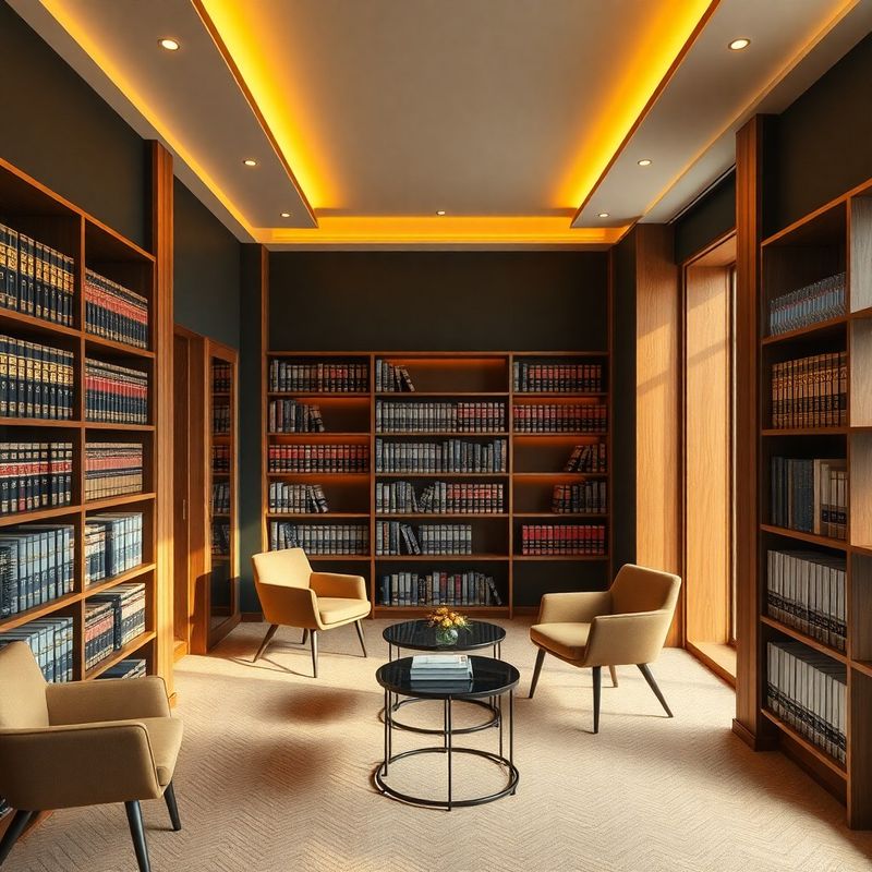 Interiorul biroului AdvisoryStudio din Brașov, în tonuri de antracit și auriu